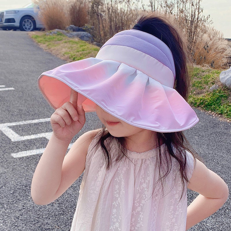 Children'S Hat Summer Thin Adjustable Girl Sun Hat Uv Protection Baby Sun Hat Shell Hat - Image 5