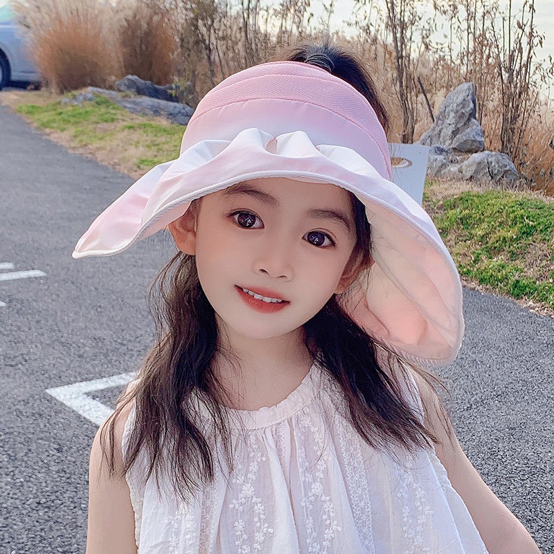 Children'S Hat Summer Thin Adjustable Girl Sun Hat Uv Protection Baby Sun Hat Shell Hat - Image 3