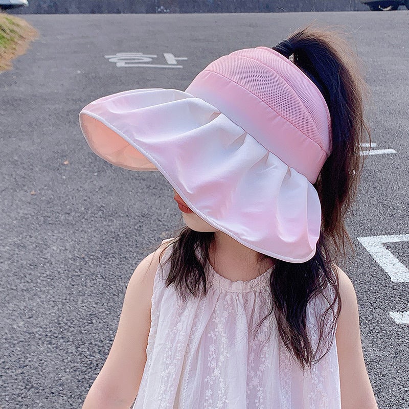 Children'S Hat Summer Thin Adjustable Girl Sun Hat Uv Protection Baby Sun Hat Shell Hat - Image 4