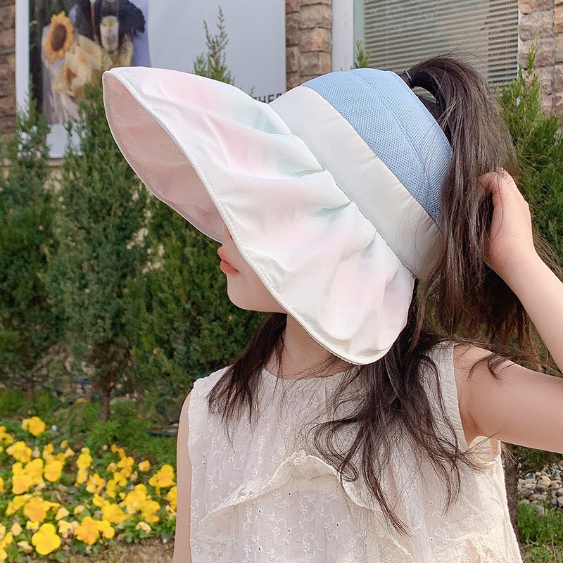 Children'S Hat Summer Thin Adjustable Girl Sun Hat Uv Protection Baby Sun Hat Shell Hat - Image 1