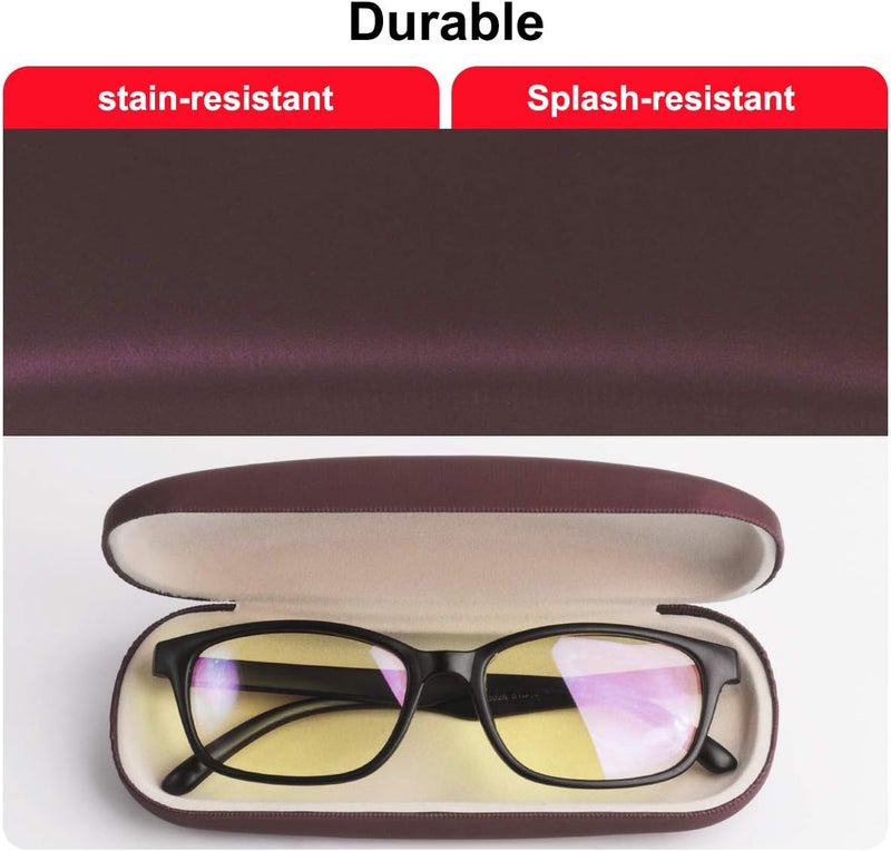 RayLove Unisex Hard Shell Eyeglasses Cases, Protective Case For Glasses - Image 5
