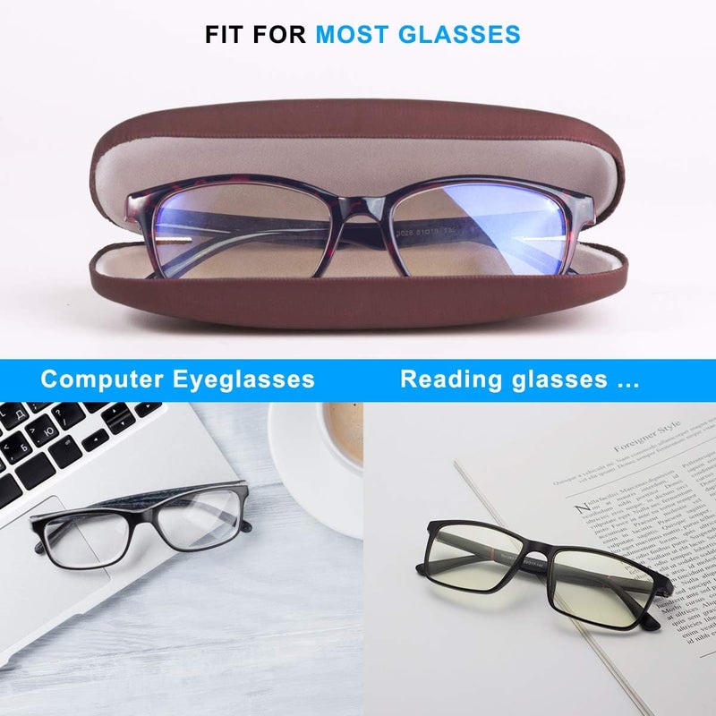 RayLove Unisex Hard Shell Eyeglasses Cases, Protective Case For Glasses - Image 3