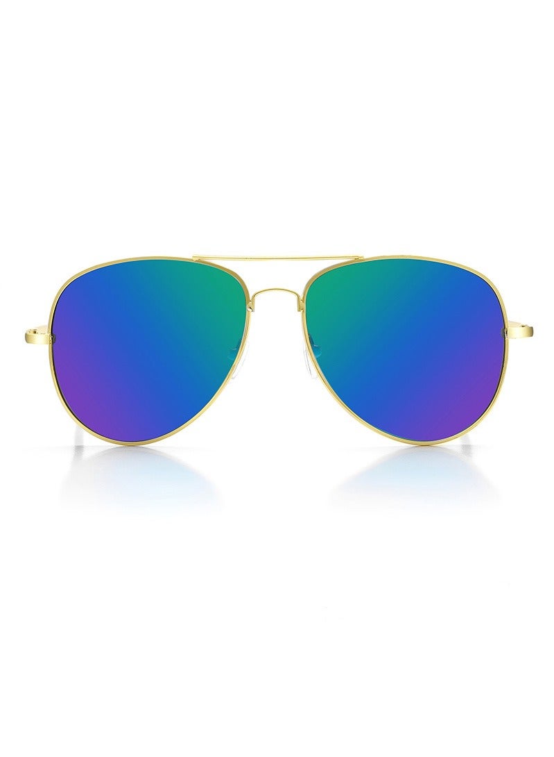 Generic Polarized Aviator Sunglasses for Men and Women, UV380 Protection Lens and Lightweight Metal Pilot Frame  - Image 1