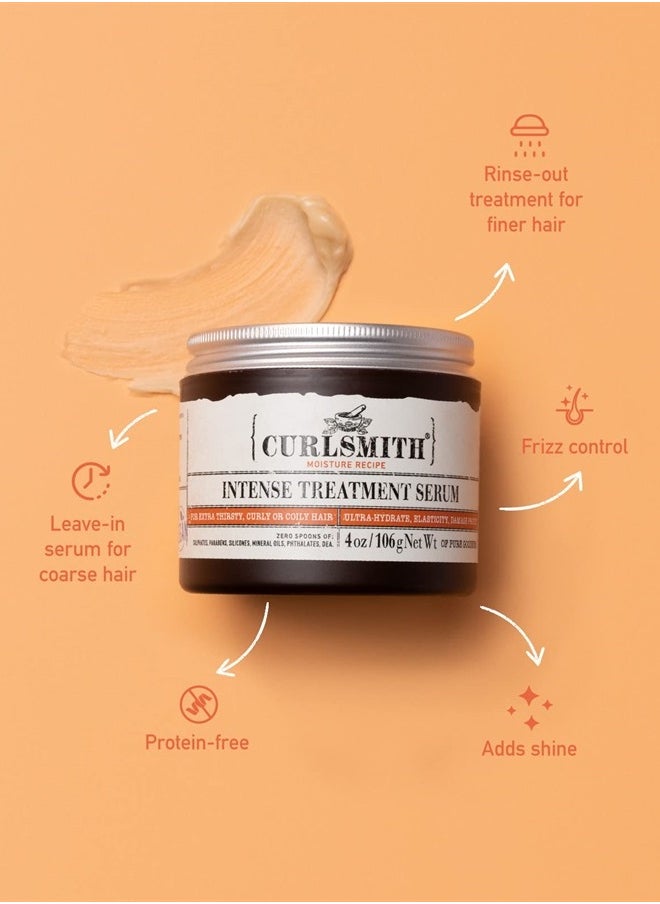 CURLSMITH Intense Treatment Serum - Vegan Hair Butter for Curly and Coily Hair (4oz)  - Image 3