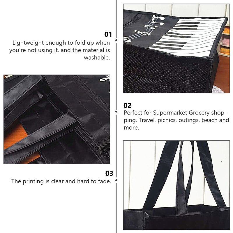 1 Pc Non-woven Fabric Handbag Recycle Shoulder Bag - Image 3