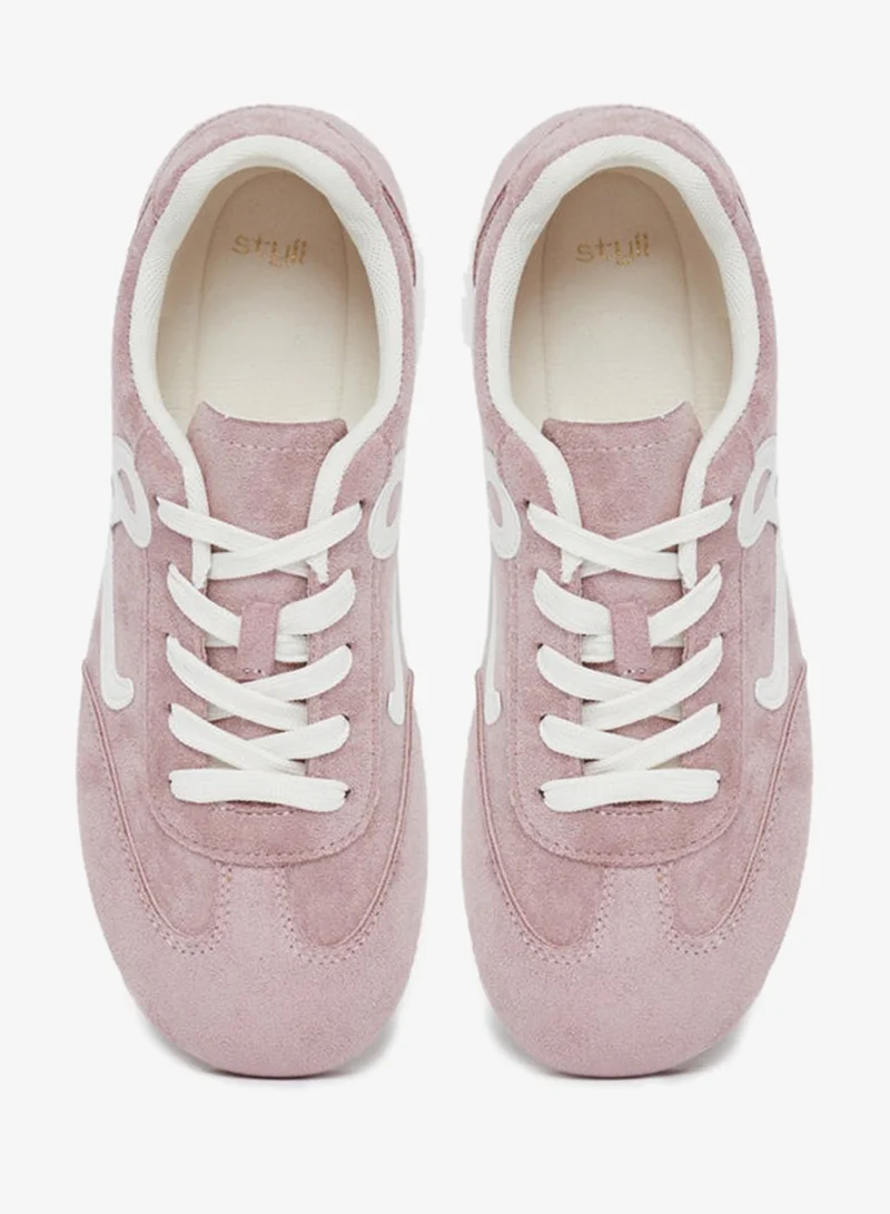 Styli Active  German Army Lace Up Sneakers for Women | Best Price UAE
