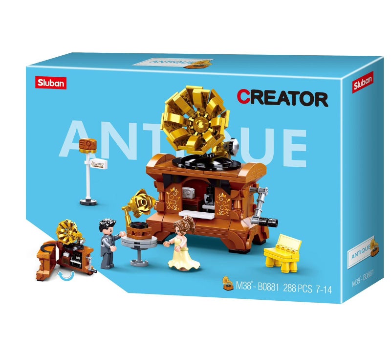 سلوبان Music lovers building set with characters, Sluban Creator building set – 288 pieces. Blocks, building blocks, assembly construction block set, building block toy, kids blocks, assembly, boys, blocks, girls toys, building game toy, construction toy, boys block sets, large kids blocks, building blocks, character blocks, skill development blocks, kids intelligence blocks. Home toys for children, toys for boys and girls, kids toy, kids toys, children’s toy, group games, educational kids toys, toys, boys toys, toys for 1-year-old children, toys for 6-year-old children, toys. - Image 1