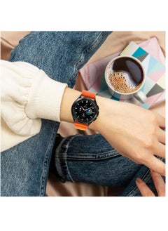 KASTWAVE Nylon Watch Band Compatible with Samsung Watch 5 Pro 45mm / Galaxy Watch 5 40mm 44mm / Galaxy Watch 4 40mm 44mm / Watch 4 Classic 42mm 46mm Bands, Woven Sport Strap for Men Women  - Image 5