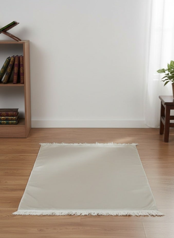 سندس سجادة صلاة ذهبية  تصميم أنيق وفخم بحجم كبير ومريح مغطاة بقماش ناعم ومحكم من أجود أنواع القطن. - Image 3