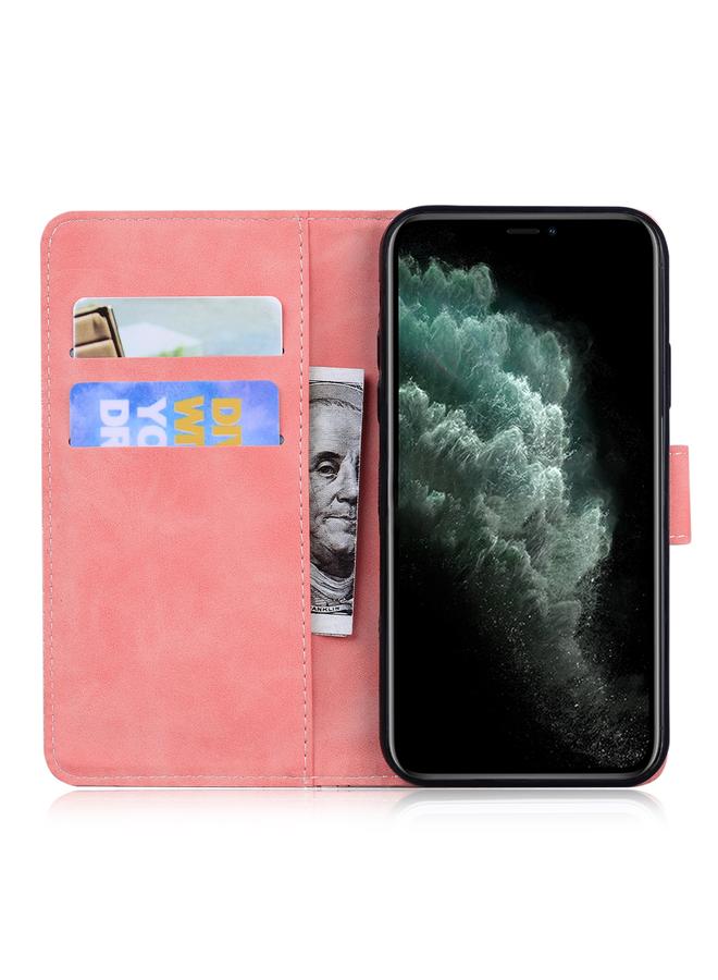 S-TOP Case For iPhone 11 Pro Max Skin Feel Pure Color Flip Leather Phone Case - Image 4