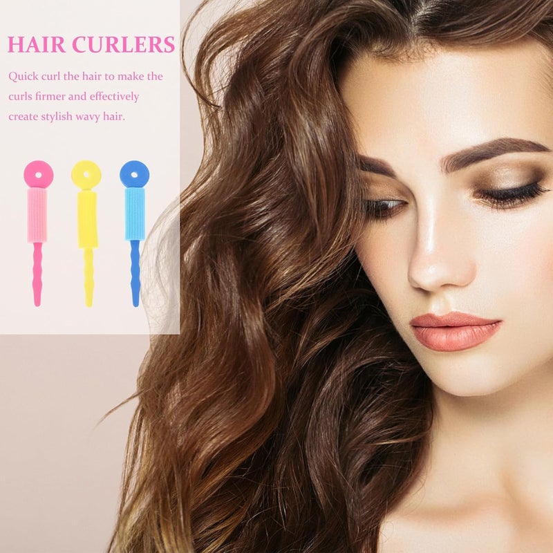 9pcs Sponge Hair Curlers Hair Styling Tools Soft Sleeping Curlers Women - Image 3