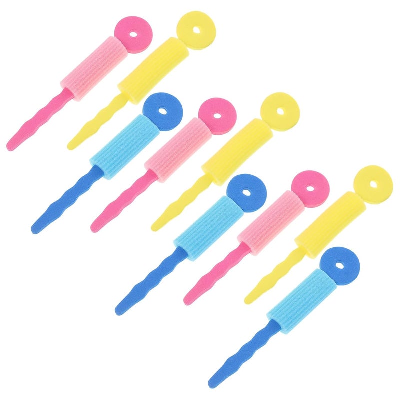 9pcs Sponge Hair Curlers Hair Styling Tools Soft Sleeping Curlers Women - Image 1