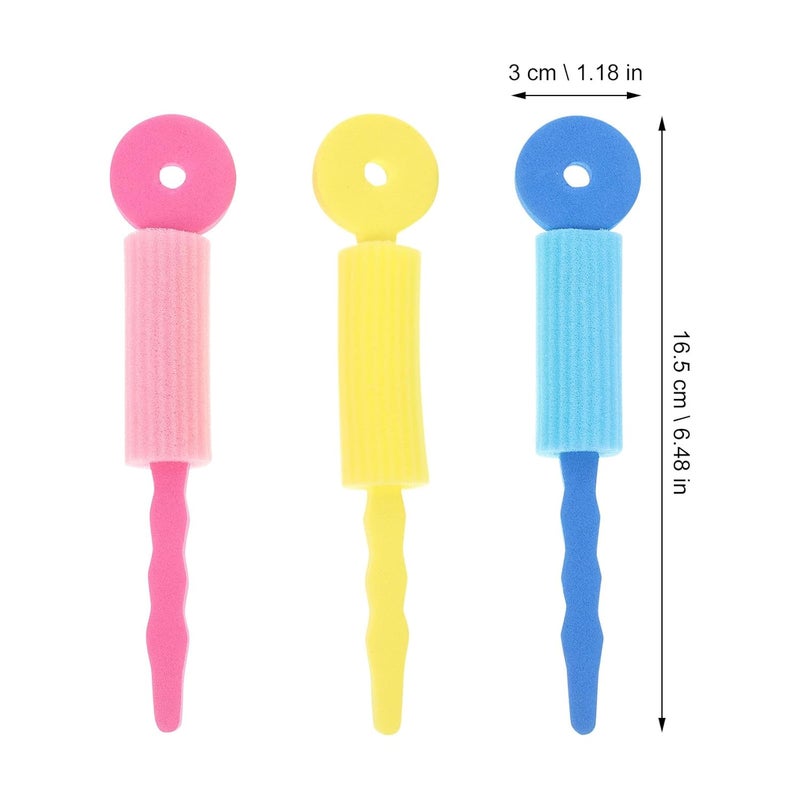 9pcs Sponge Hair Curlers Hair Styling Tools Soft Sleeping Curlers Women - Image 2