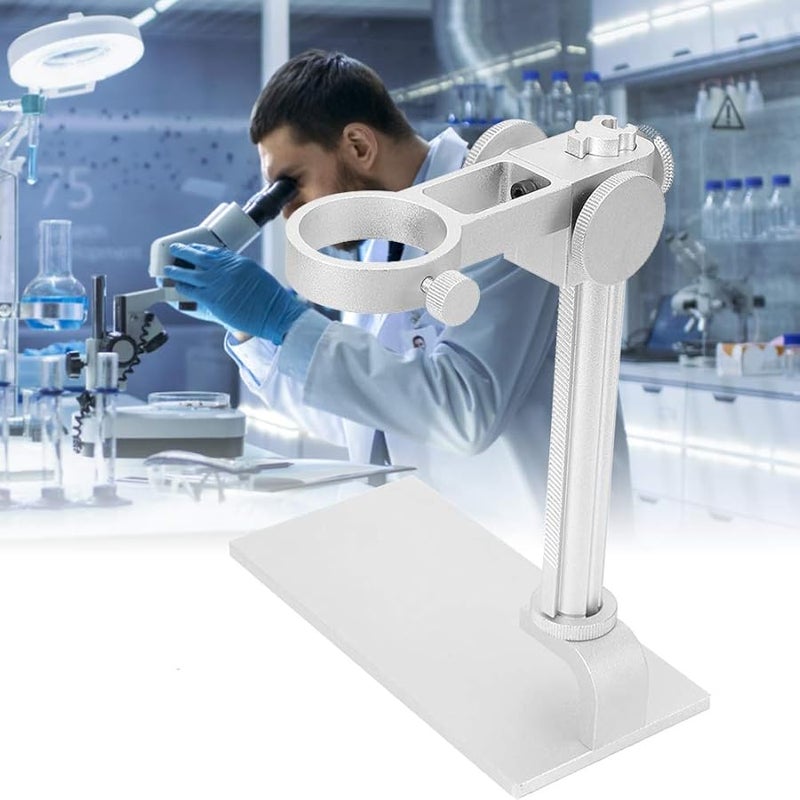 White Adjustable Aluminum Alloy Stand Bracket Holder For USB Digital Microscope - Image 3