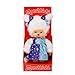 Sekiguchi 221240Original Monchhichi Girl with Star Dress Plush 20 cm Height Approx Brown Plush Multicoloured One Size 221240 - Image 3