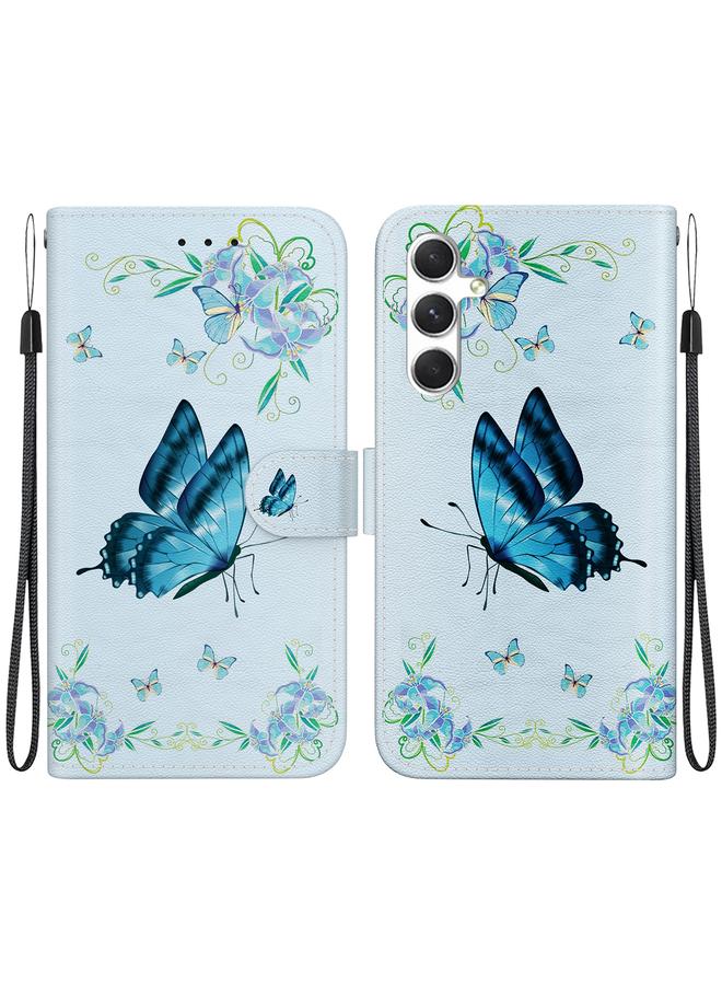 S-TOP Case For Samsung Galaxy S24 5G Crystal Texture Colored Drawing Leather Phone Case - Image 1