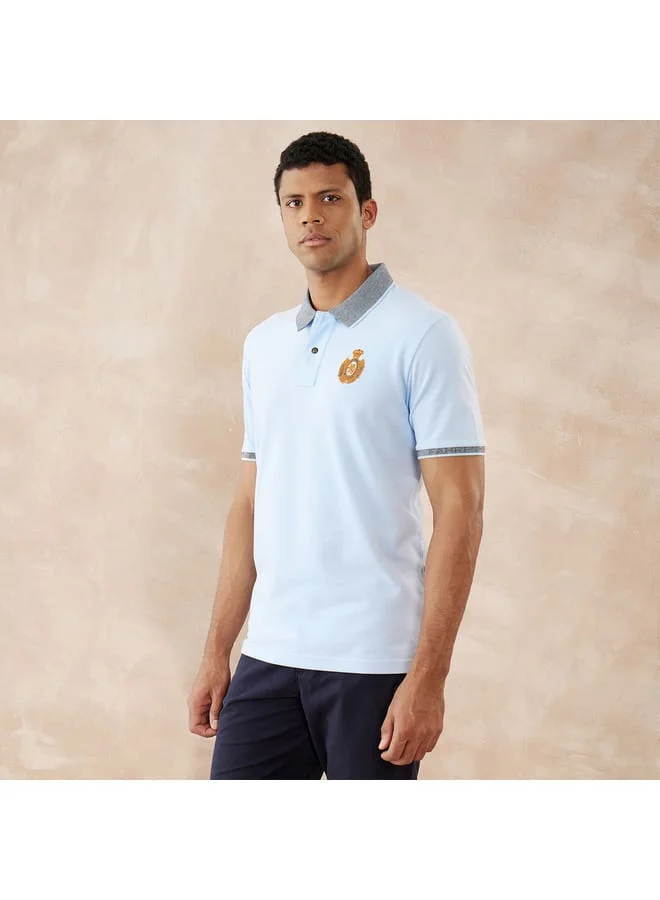 fahrenheit Fahrenheit Solid Polo T-shirt with Short Sleeves