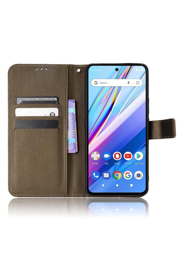 Zaboon Case For BLU G91 Pro Diamond Texture Leather Phone Case - Image 4