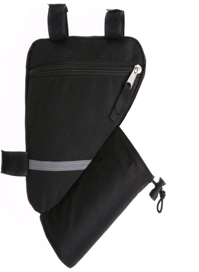 MOOCY Bike Frame Bag,Bike Bag and Water Bottle Holder, Bicycle Triangle Bag for MTB Road Bike,Cycling Bike Accessories - Image 2