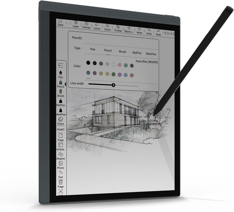 Bigme 10.3" Color E-Ink Read-Write Tablet, ePaper Note Taking Tablet at 5.5mm Thickness, 6GB RAM+128GB ROM Computer Tablets Touchscreen Display with 5MP Camera and Digital Stylus - Image 1