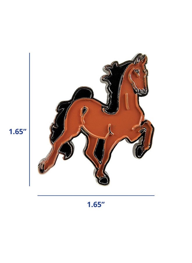 Breyer Breyer Horses Paint and Wear Enamel Pins Craft Set | Pins, Paints, Glitter & Rhinestones | Includes 12 Enamel Pins | Model #4240 - Image 5