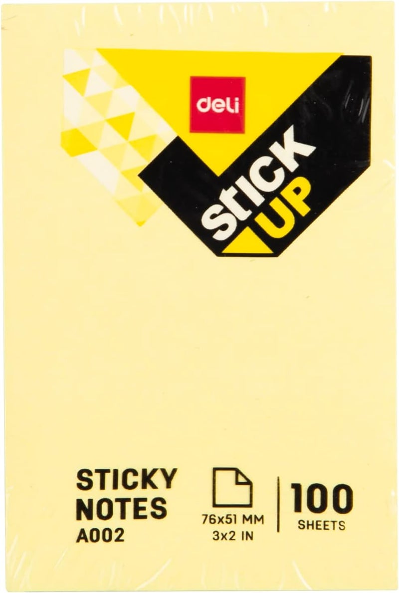 Deli Sticky Notes 76X51 Mm (3X2 In) - 100 Sheets - - Image 2