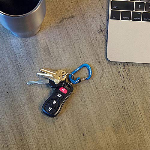Nite Ize Size3 SBiner SlideLock Carabiner Locking Carabiner Key Chain Aluminum Red - Image 3