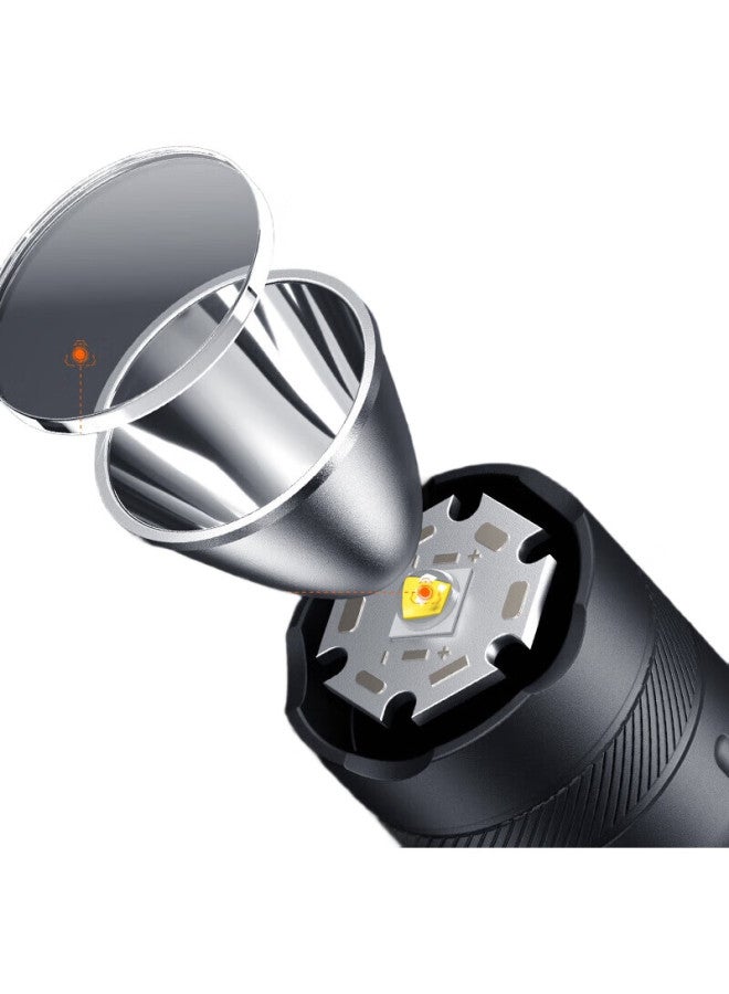 SupFire Hlj01 Flashlight, High Brightness, Rechargeable, Ultra-Bright, Compact, Long-Lasting Battery, Long-Range, For Cycling, Illumination, Emergency Light - Image 3