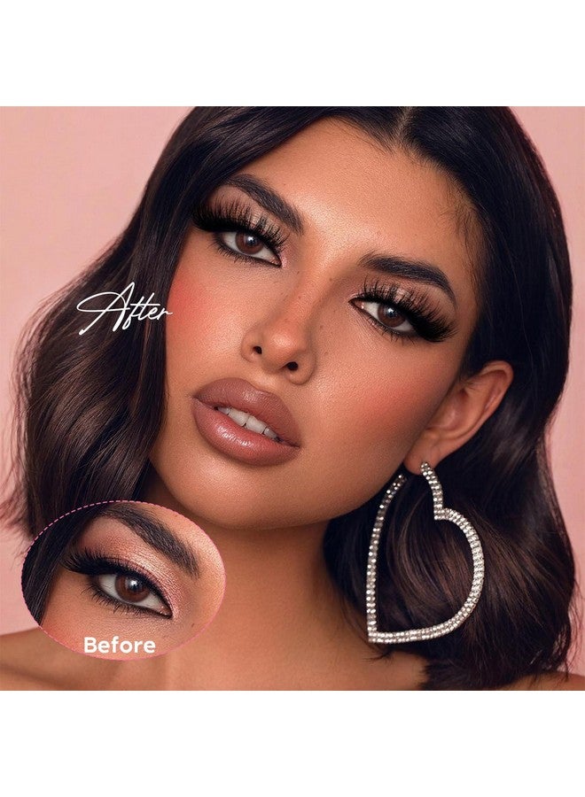 زانلو فلاي مجموعة أدوات وصلة الرموش الرقيقة 20 مم من رموش المنك مجموعات رموش فردية مع رابطة الرموش وختم ومجموعة أدوات وصلة الرموش السميكة - Image 4