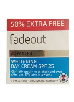 FADE OUT Fade Out Face Cream Advanced & Whitening Day Cream, SPF 25 - 50 ml 