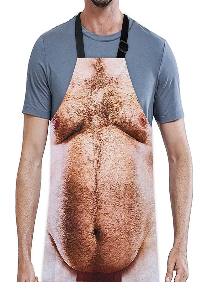 JUNQIU US JUNQIU Funny Mens Cooking Grilling Apron, Adjustable Apron For Men, Funny White Elephant Gifts For Adults, Christmas Gag Gifts For Men Dad, Humorous Unique Gift - Image 1