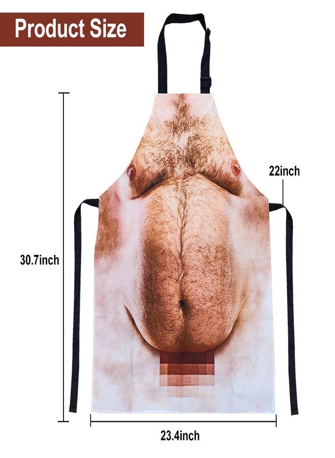 JUNQIU US JUNQIU Funny Mens Cooking Grilling Apron, Adjustable Apron For Men, Funny White Elephant Gifts For Adults, Christmas Gag Gifts For Men Dad, Humorous Unique Gift - Image 4
