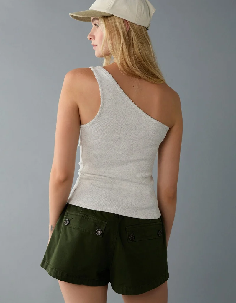 American Eagle  AE Main Squeeze One Shoulder Top for Women | Best Price UAE