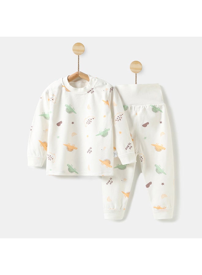 Baby High-waisted Autumn Clothing Set Newborn Baby Intimates 0-3 Years Old Kidsren's Clothing Boys And Girls Autumn Pants