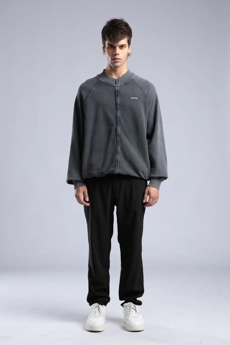 Catch Washable Zipper Sweatshirt