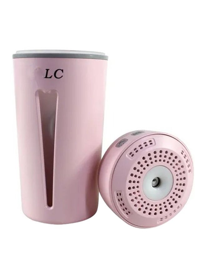 ال سي مرطب هواء صغير USB سعة 130 مل مع إضاءة LED – مرطب رذاذ محمول بالموجات فوق الصوتية للمنزل والمكتب - Image 1