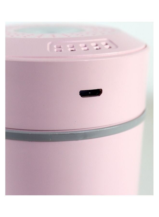 ال سي مرطب هواء صغير USB سعة 130 مل مع إضاءة LED – مرطب رذاذ محمول بالموجات فوق الصوتية للمنزل والمكتب - Image 2