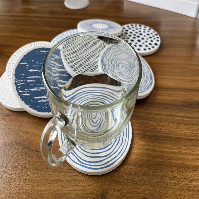 Y&D Japanese Water-Absorbing Insulated Coffee Coasters – Reusable, Heat-Resistant Coasters for Family Potlucks, Banquets & Daily Use - Image 3