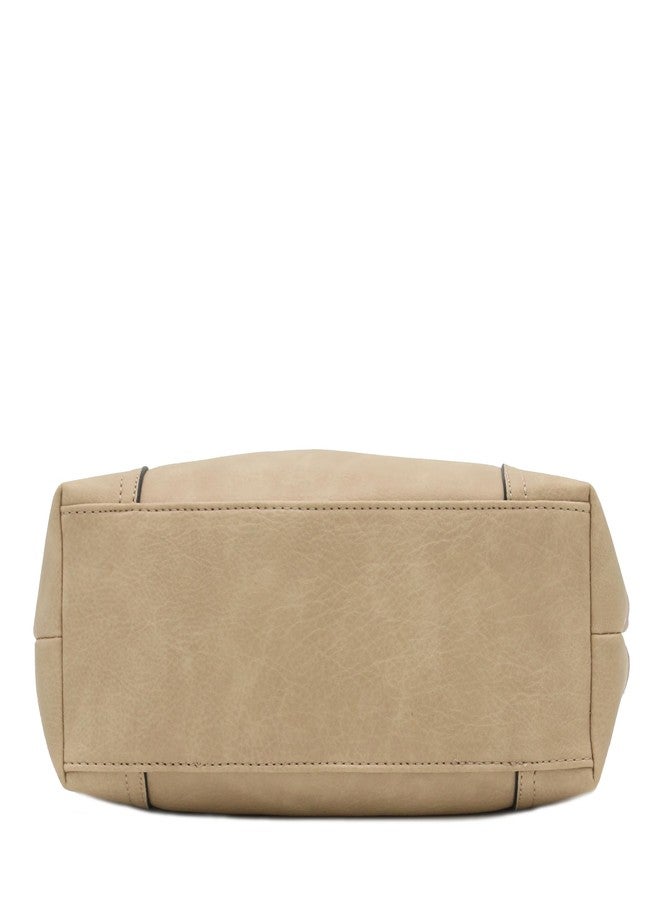 ALYSSA Hobo Shoulder Bag with Big Snap Hook Hardware - Image 4