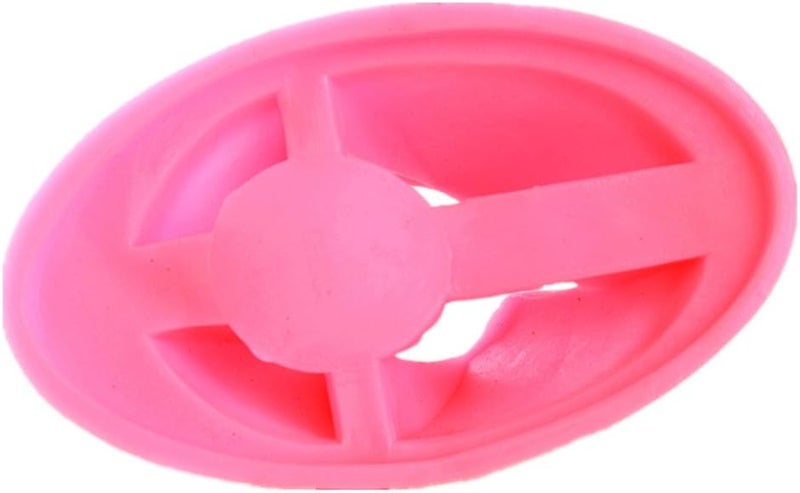 yueton 4pcs White and Pink Soft Rubber Nail Polish Bottle Holder Nail Art Manicure Tools - Image 4