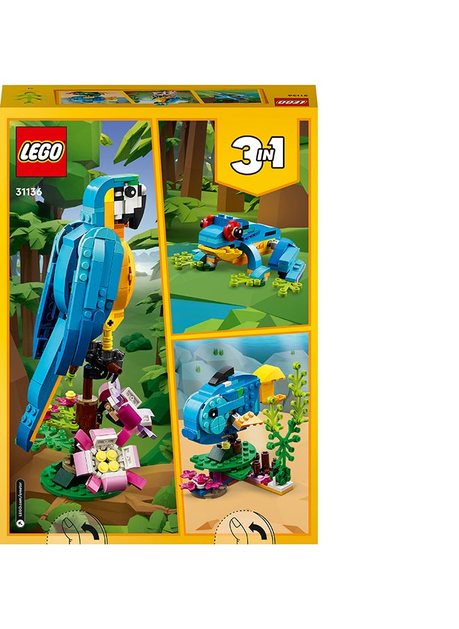 Creator Exotic Parrot 31136 Building Toy Set (253) Pieces