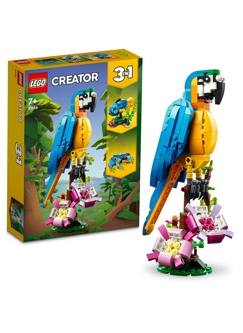 Creator Exotic Parrot 31136 Building Toy Set (253) Pieces