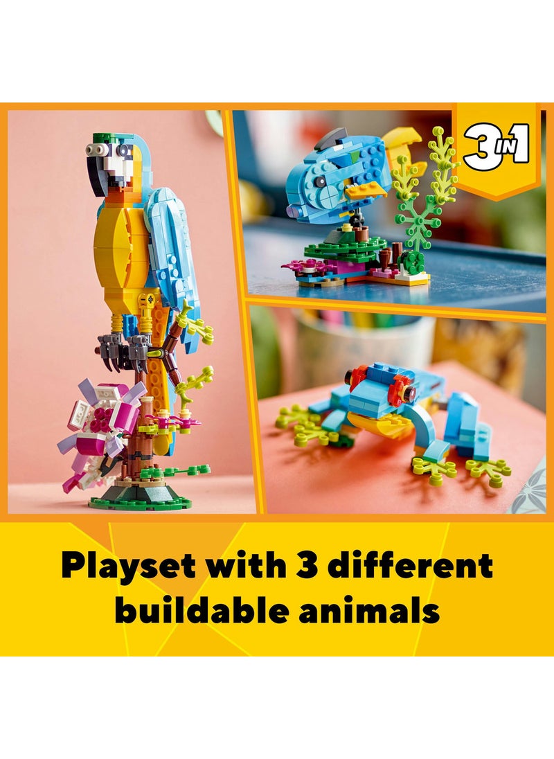 LEGO Creator Exotic Parrot 31136 Building Toy Set (253) Pieces  - Image 4