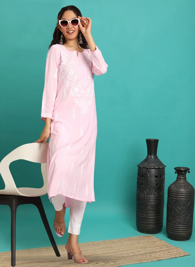 الايا كورتا رايون شيكانكاري مطرزة يدويًا للنساء-AL3451