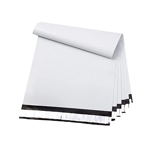 Metronic Poly Mailers 7.5x10.5 100 Pcs | Durable Shipping Bags for Clothing | Plastic Mailers Poly Bags for Small Business | Thick and Tear-proof Mailing Envelope Bags - Image 1