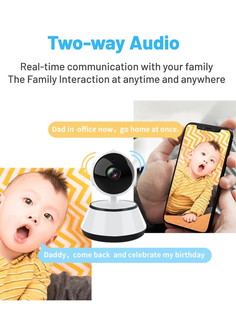 NEW Indoor Surveillance Camera – 24/7 Monitoring with V380 PRO Baby Monitor, Night Vision, 2-Way Talk, Secure Storage & App Control - Image 2