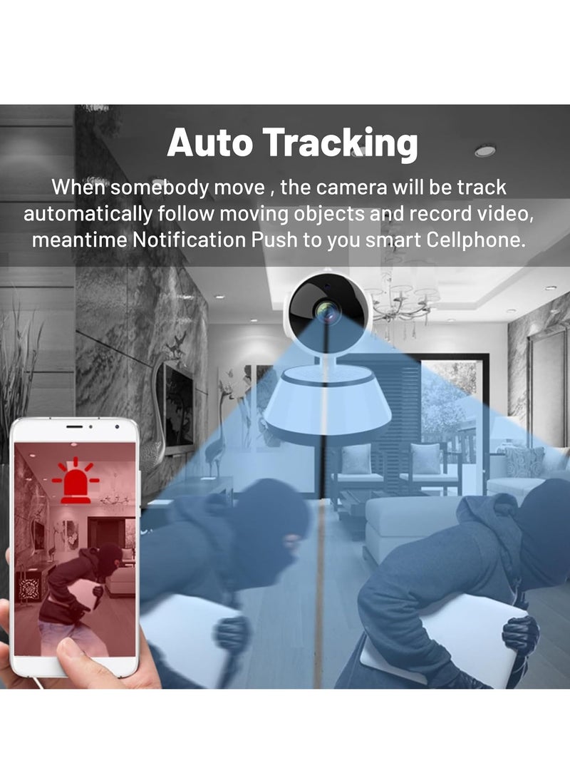 NEW Indoor Surveillance Camera – 24/7 Monitoring with V380 PRO Baby Monitor, Night Vision, 2-Way Talk, Secure Storage & App Control - Image 5