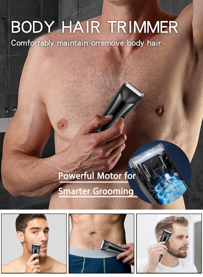 هينا مكينه حلاقه رجالي, ماكينة حلاقة كهربائية للجسم مع رأس مزدوج, ماكينة حلاقة آمنة قابلة لإعادة الشحن ومقاومة للماء للاستخدام الرطب/الجاف، شاشة LED - Image 2