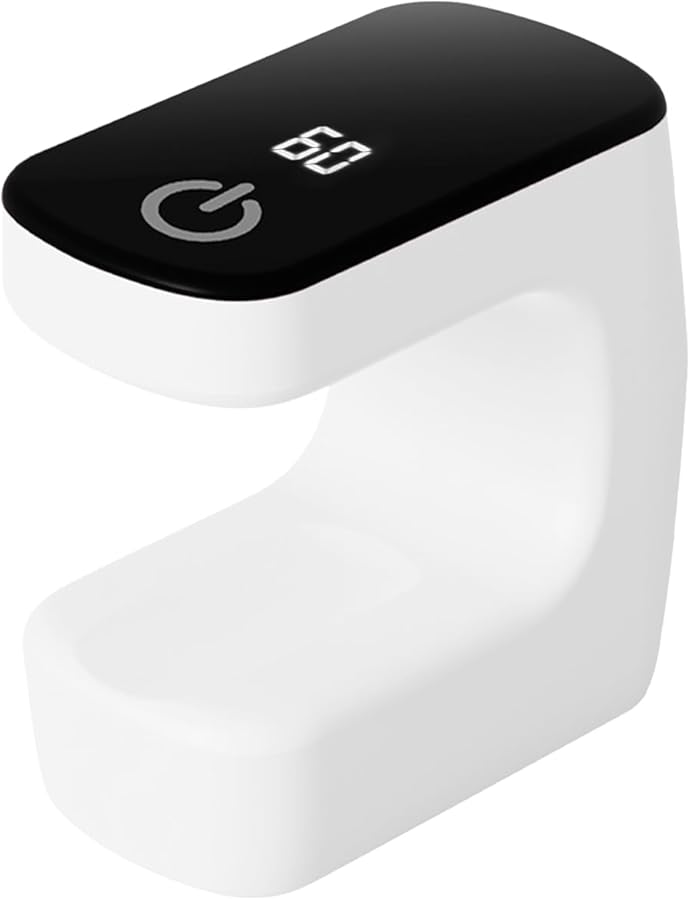 White UV LED Nail Lamp Portable Fast Curing Gel Dryer For Salon Home Travel - Image 2