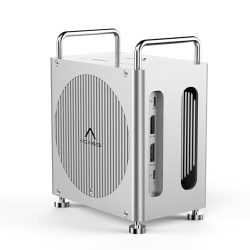 ACASIS 40Gbps Mac mini M4 Dock Stand with DualBay NVMe SSD Enclosure11in1 Docking Station for Mac mini M4M4 Pro Dual DisplayPort MST 3USBA 10Gbps 30W PD SDTF Reader - Image 1